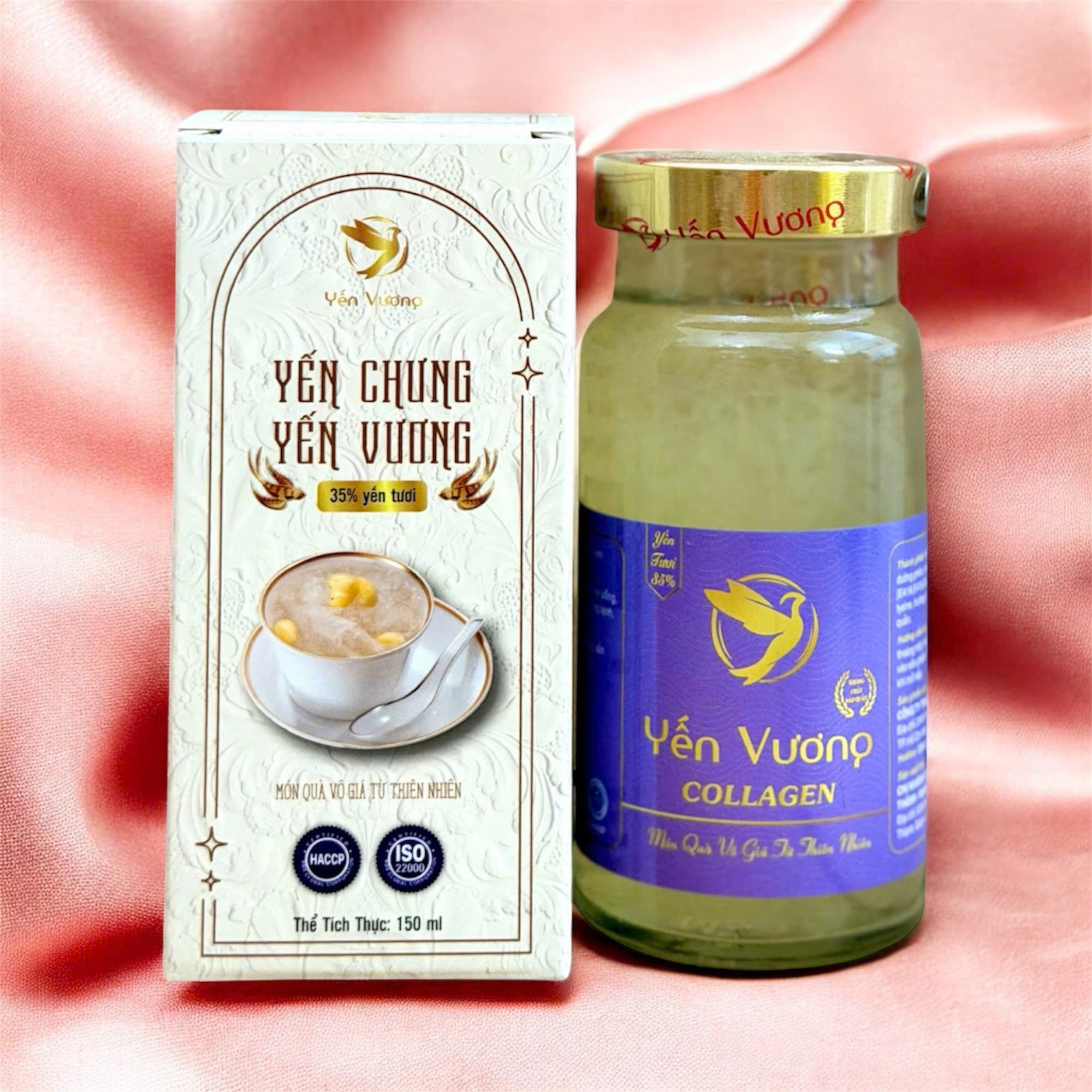 Hũ yến Vương 140ml có hộp Collagen